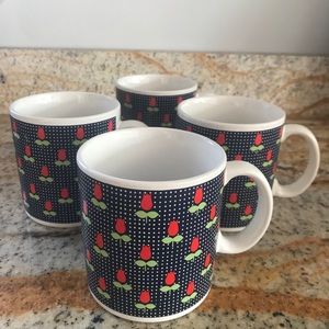 4 New VINTAGE Lord & Taylor Mugs